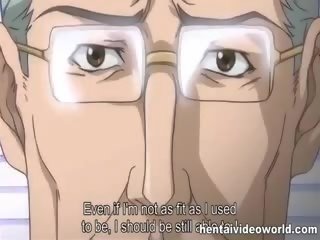 Velký hůl v anime školní holky prdel