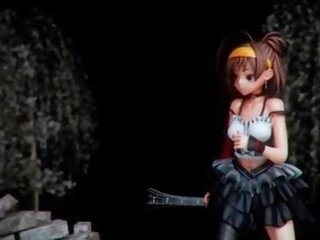 3d hentai anime femme fatale wird gefickt hündchen unter den rock