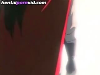 Nagyszerű szemérmetlen vöröshajú attractive test anime szépség part3