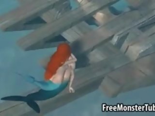 3D Little Mermaid feature Ariel Gets Fucked Hard