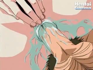 Puszczalska anime piękno dostaje jej mokre cipka uderzyłem z za